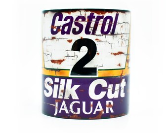 Silk Cut XJR #2 Racing Mug / Classic Race Car / Jag / 24 hours endurance / Coffee Tea / Gift Idea By Legacy Legends