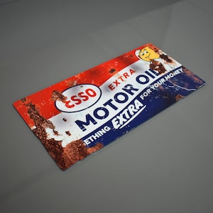 Esso Motor Oil Vintage Sign