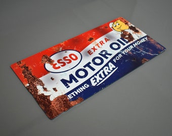 Esso Motor Oil Vintage Sign