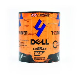 L.Norris #4 2019 Mug / Formula Racing / Classic Grand Prix / M C L Race Car / By Legacy Legends