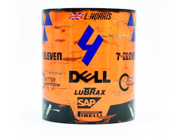 L.Norris #4 2019 Mug / Formula Racing / Classic Grand Prix / M C L Race Car / By Legacy Legends