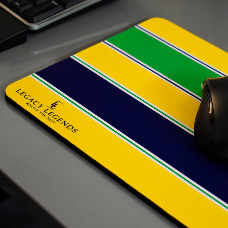 Ayrton Mouse Mat/pad / Classic Formula One / Senna F1 Racing Etsy UK