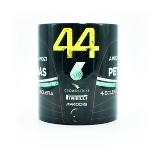 Mug Hamilton #44 2023 / Formula Racing Art / Café / Thé / Merc / Merc / Idée cadeau / L 14 / Lewis / Idée cadeau / Par Legacy Legends