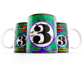 Classic Martini #3 "Hippie" 917LH Racing Mug - Vintage 24 Hour Race Car - Motorsport Gift