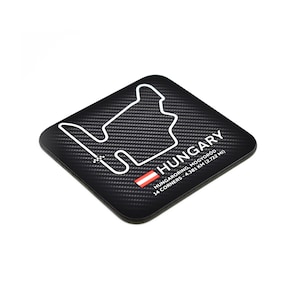 Montaña rusa del circuito de Hungaroring, Hungría / Circuito de Fórmula Grand Prix / 1 / Carreras / Autos / Tazas de café y té / Por Legacy Legends