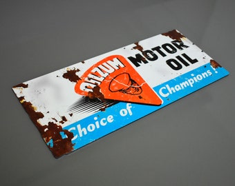 Oilzum Motor Oil Vintage Sign
