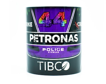 Car #44 2021 Helmet Mug - Motorsport Inspired Racing Gifts for F1 Fans, Ceramic Coffee Cup