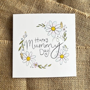Jolie carte de voeux pour la fête des mamans (vierge à l'intérieur)