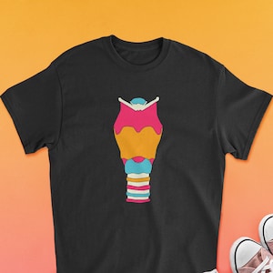Speech Language Pathologist Shirt | Larynx Voice Box Tee | SLP Graduate Gift | Therapy Pathology Student TShirts | Therapist Clinician Gifts