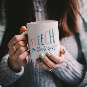 Speech Language Pathologist Mug | SLP Graduate Gift | Therapy Pathology Student Cup | Scope of Practice Therapist Audiology Clinician Gifts
