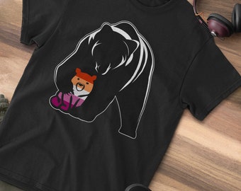 LGBT Mom Mama Bear Shirt | Mothers Gay Pride Lesbian Flag Gift - Special Order