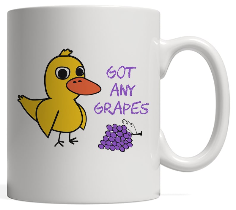 Got Any Grapes Duck Gift Lemonade Stand Song Mug A Great Etsy