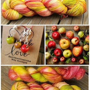 Knitting Stitch Markers 10 Mixed Kawaii Fruits 