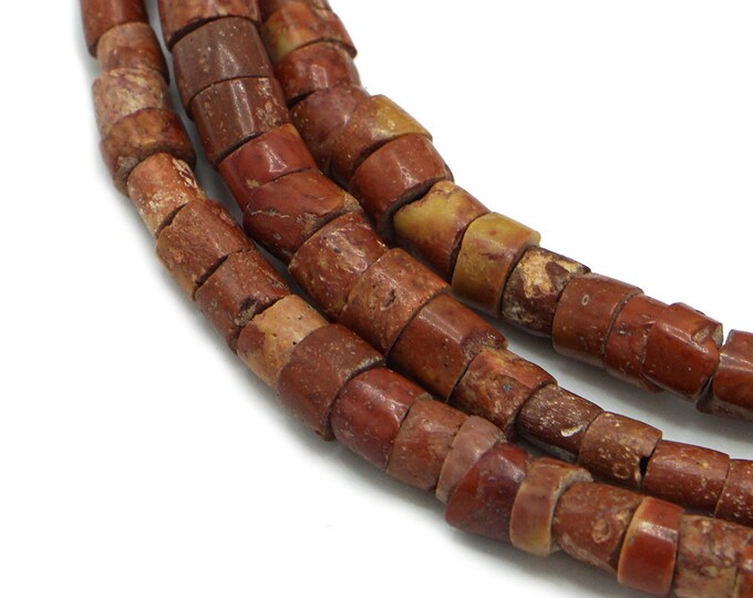 Full Strand Small Bauxite Beads Found in West Africa 68mm Etsy