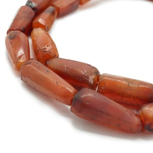 Antique Carnelian Beads - Etsy