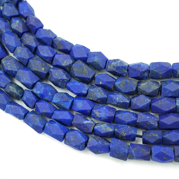 Lapis Lazuli Afghani Heishi Beads (4mm) Faceted Rustic Small Genuine Lapis Gemstone Made in Afghanistan Wholesale (1685F583) Lapis