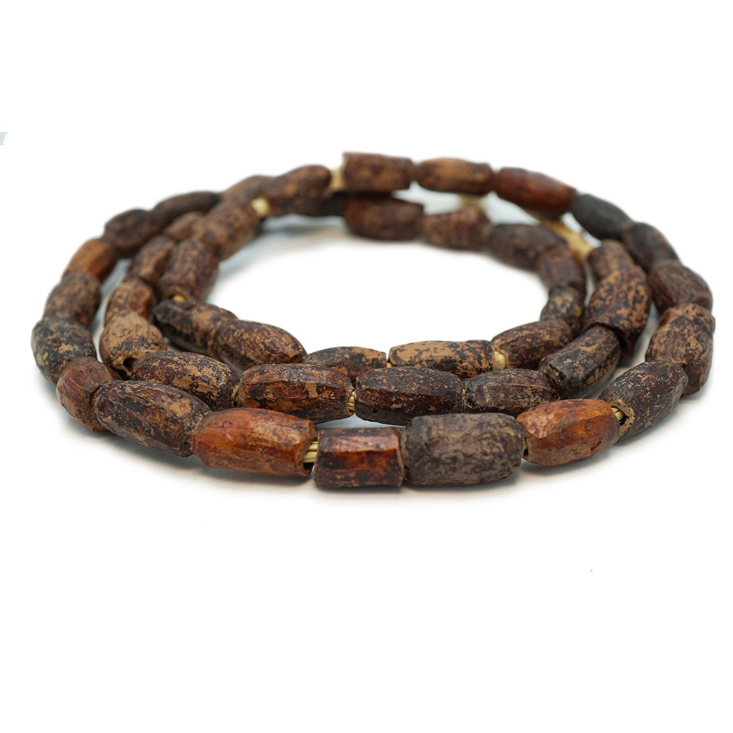 Antique Wood Kenyan Tube Beads 78mm Diameter African Hand Etsy Australia
