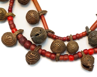 Fulani Brass Metal Necklace Nigerian - Etsy