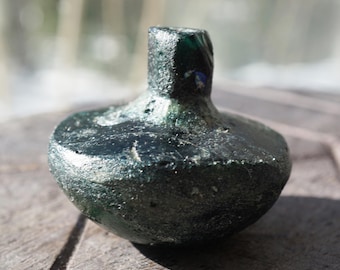 アフガニスタン古代ローマガラスボトル容器（1.25インチx1.5インチ