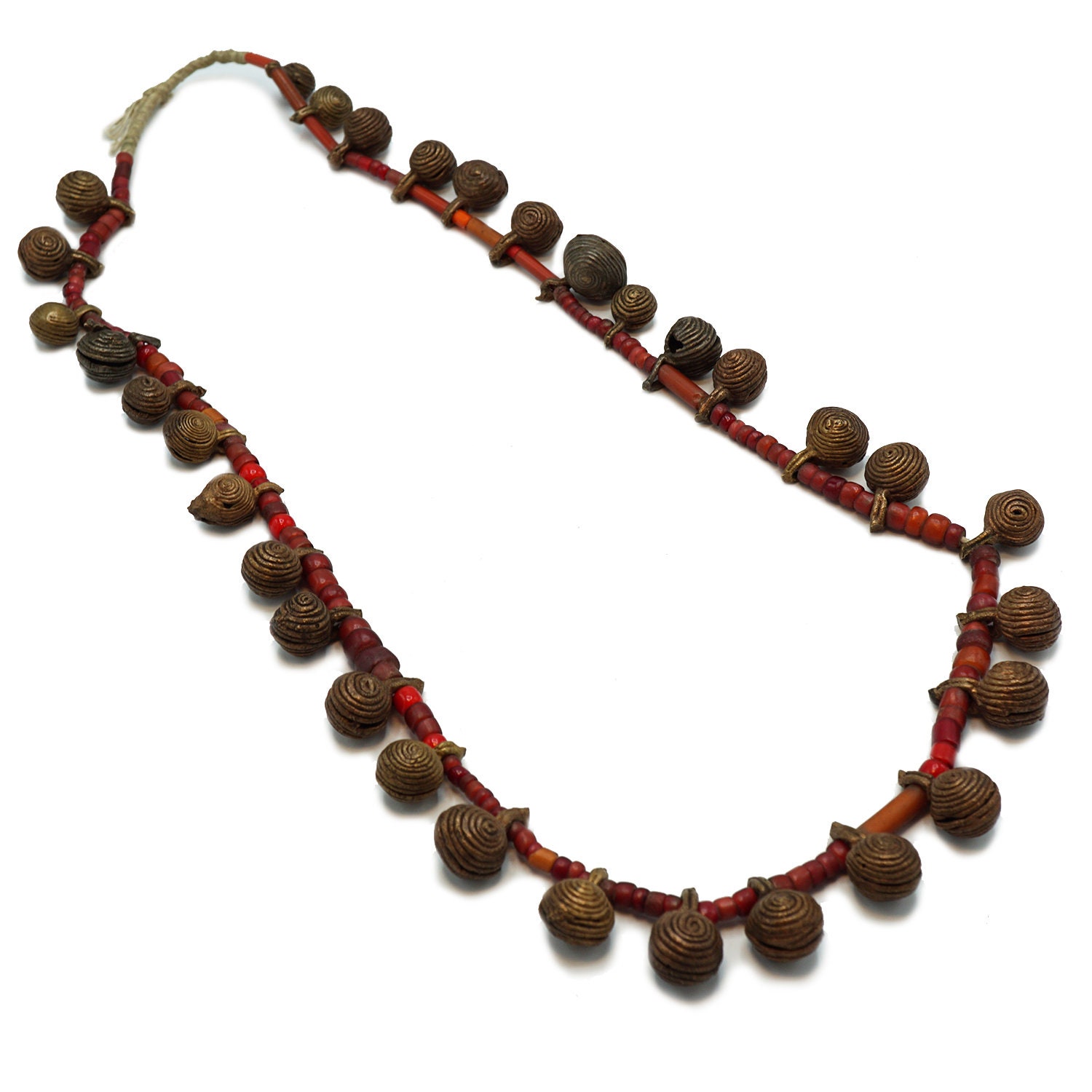 Antique African Tribal Fulani Necklace 34