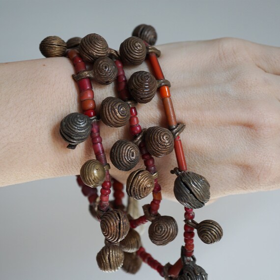 Antique African Tribal Fulani Necklace 34
