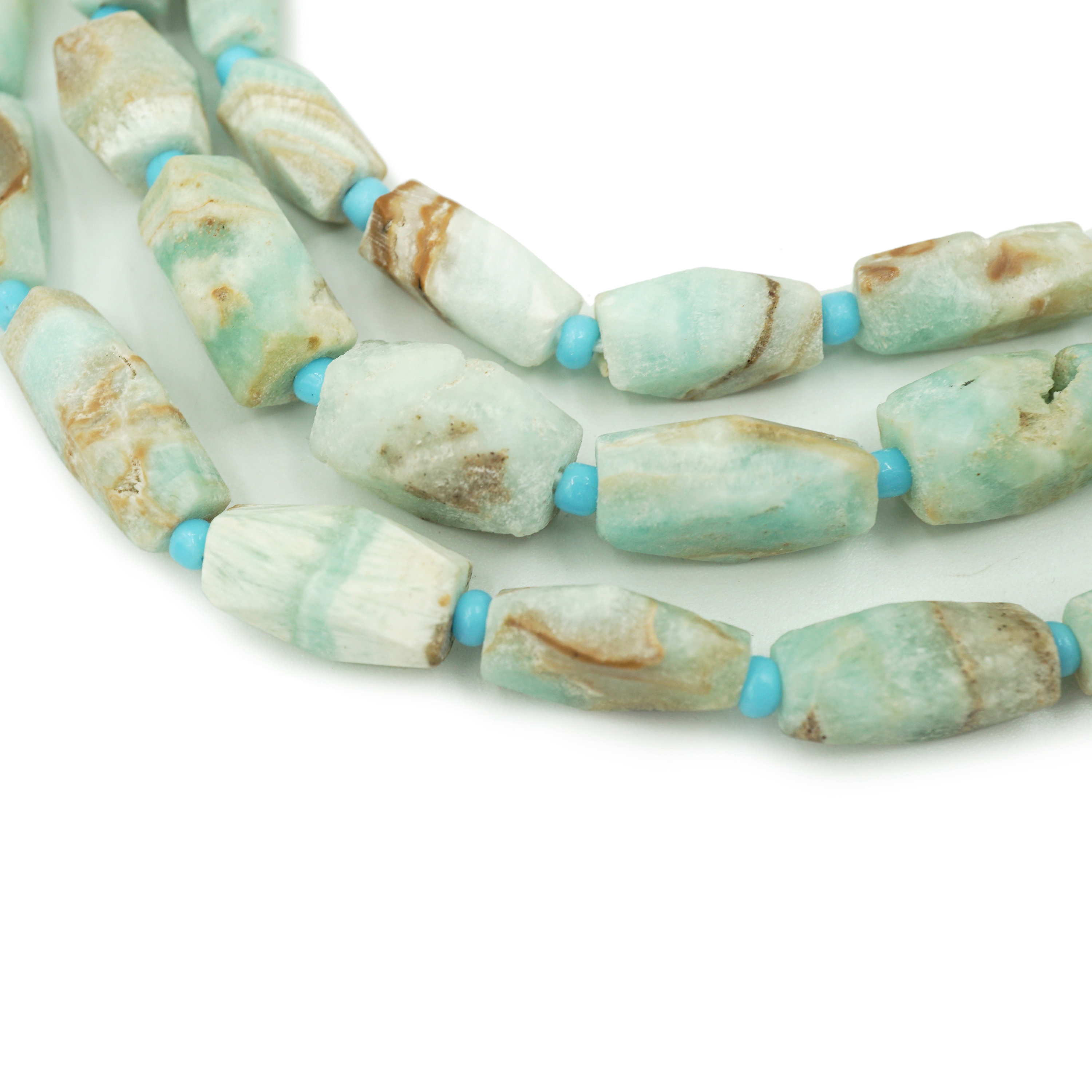 Turquoise Colcite Afghan Calcite Beads From Afghanistan (7-12mm) Carribean Calcite Mixed ...