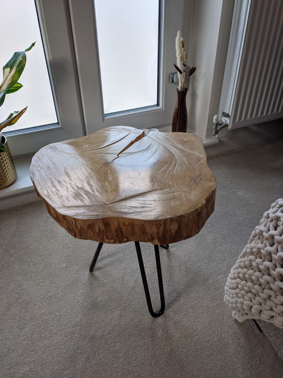 Wood Slice Coffee Table Etsy UK