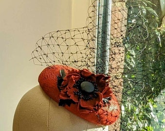 Leather, pillbox hat, races, weddings, christenings, remembrance day