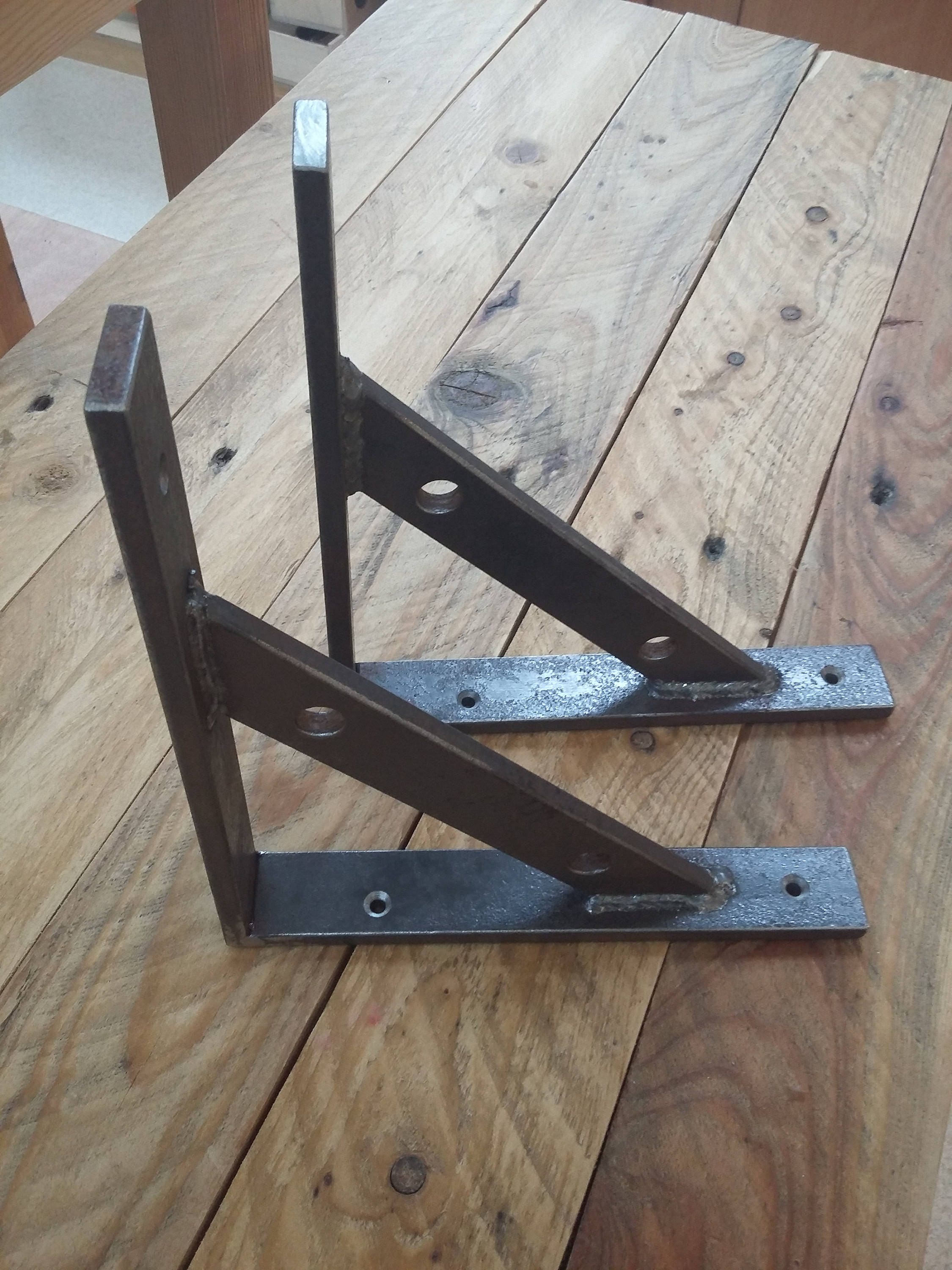 Shelf Bracket Steel Industrial Style Shelf Brackets 1 X Etsy