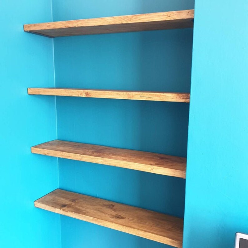 Pair of Steel Alcove Shelf Brackets DIY Scaffold Board Etsy UK