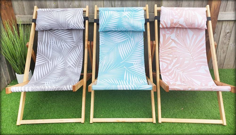 NEW Hardwood Garden Deck Chair Beach Wooden Deckchairs With Etsy UK