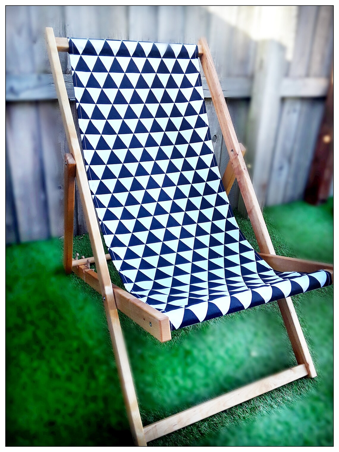 NEW Hardwood Garden Deck Chair Beach Wooden Deckchairs with Etsy