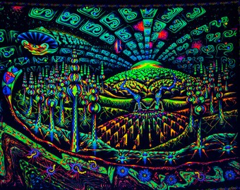 psychedelic tapestry etsy