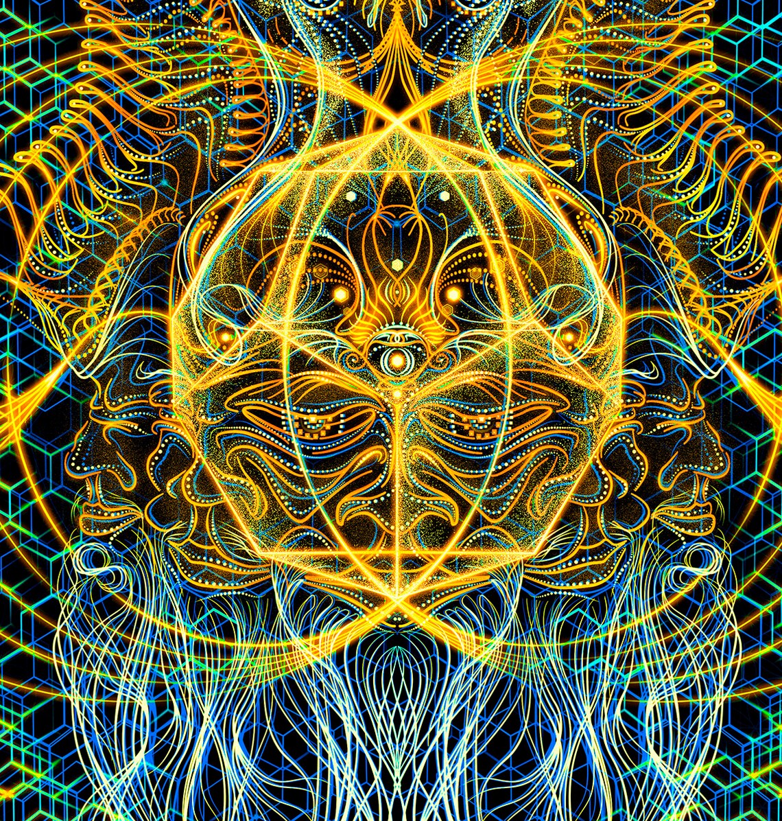 SPIRITUAL TAPESTRY BRAHMA Sacred geometry  Etsy