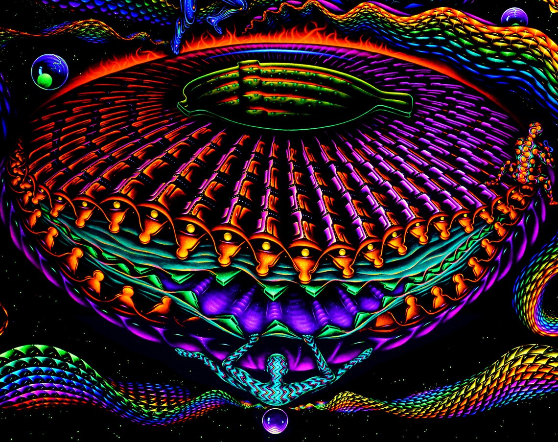 PSYCHEDELIC BACKDROP Projectors Black light Etsy