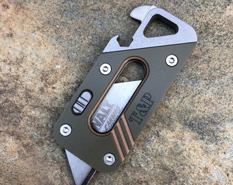 The AVIS Titanium Tool Companion (T2C), EDC With G10 Camo Face