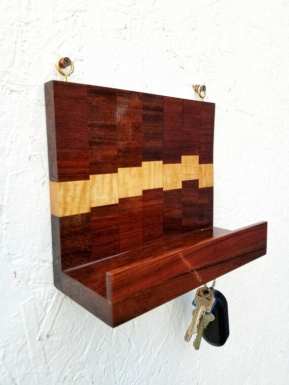 Key Chain Shelf Small Shelf Key Holder Wall Key Holder Etsy