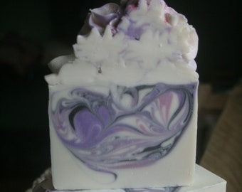Black Raspberry Vanilla Cold Process Artisan Soap
