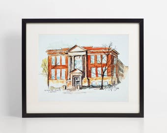 Staunton Public Library Art Print