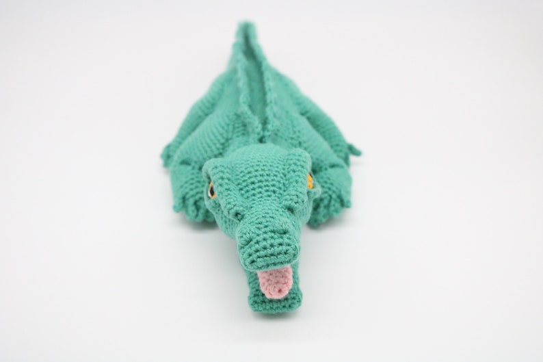 Baby Appleton the Alligator Crochet Doll Amigurumi Alligator Crochet Alligator Alligator Doll image 2