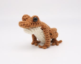 Crochet Puerto Rican Crested Toad Doll: Sapo Concho Doll 001
