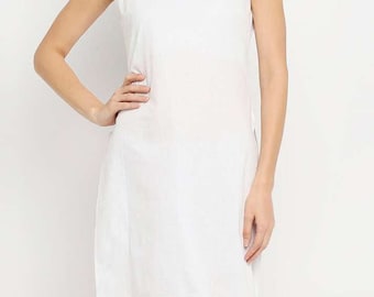 2er-Set Baumwoll-Slipkleid, Innenhemd, Damen-Kombi