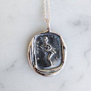 I Hope I Don&#39;t Intrude Wax Seal Necklace