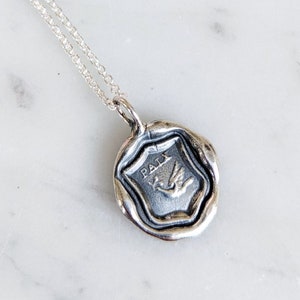 Paix Wax Seal Necklace