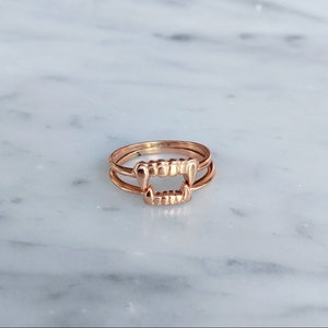 Gold Fang Ring