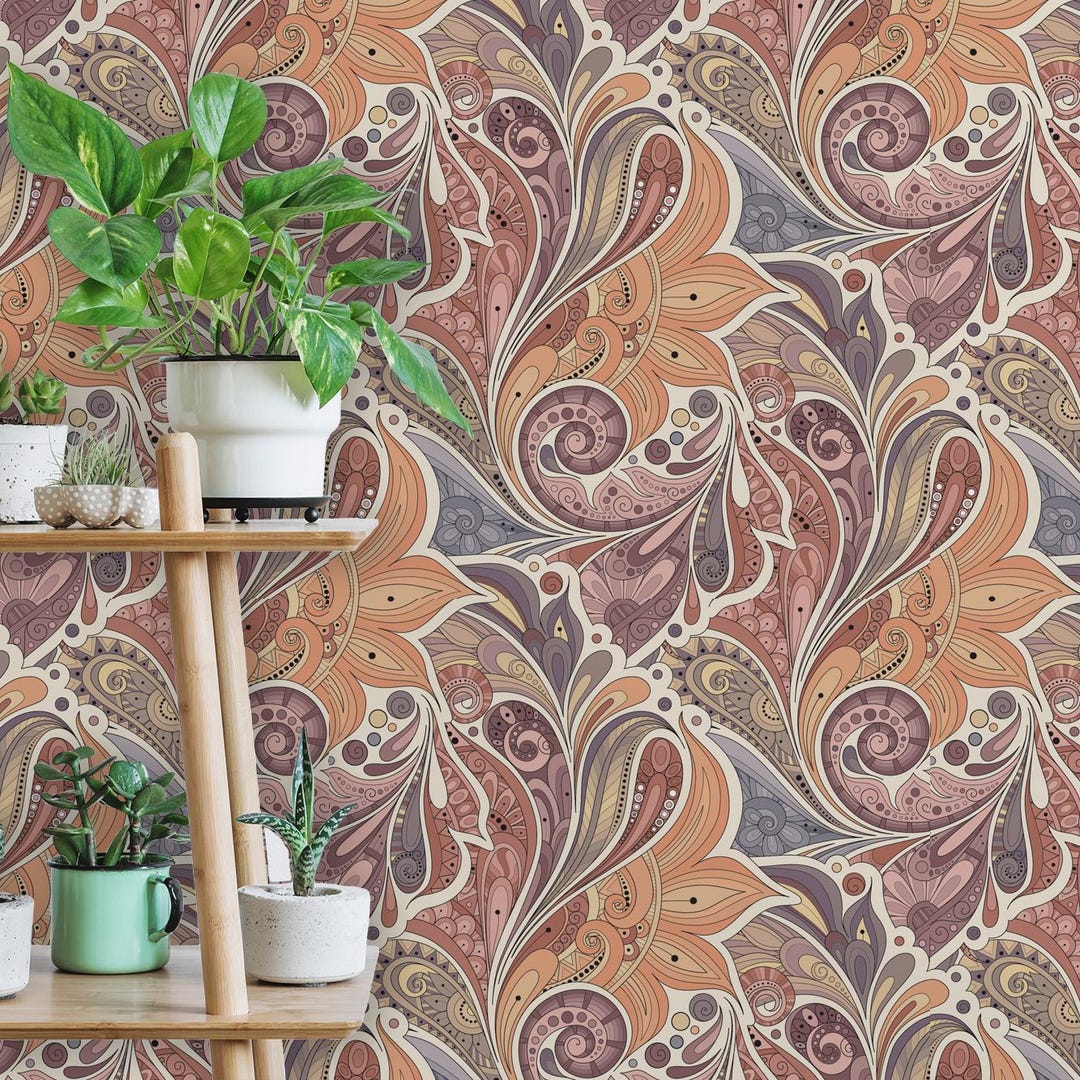 Boho Wallpaper Bohemian Wallpaper Floral Wallpaper Retro Wallpaper Boho Wallpaper Bohemian Wallpaper Floral Wallpaper Retro Wallpaper