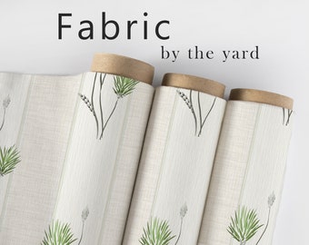 Farmhouse Fabric, Botanical Material, Floral Textiles, French Country Design, Vintage Cloth, Cottage Pattern, Fabric By The Yard