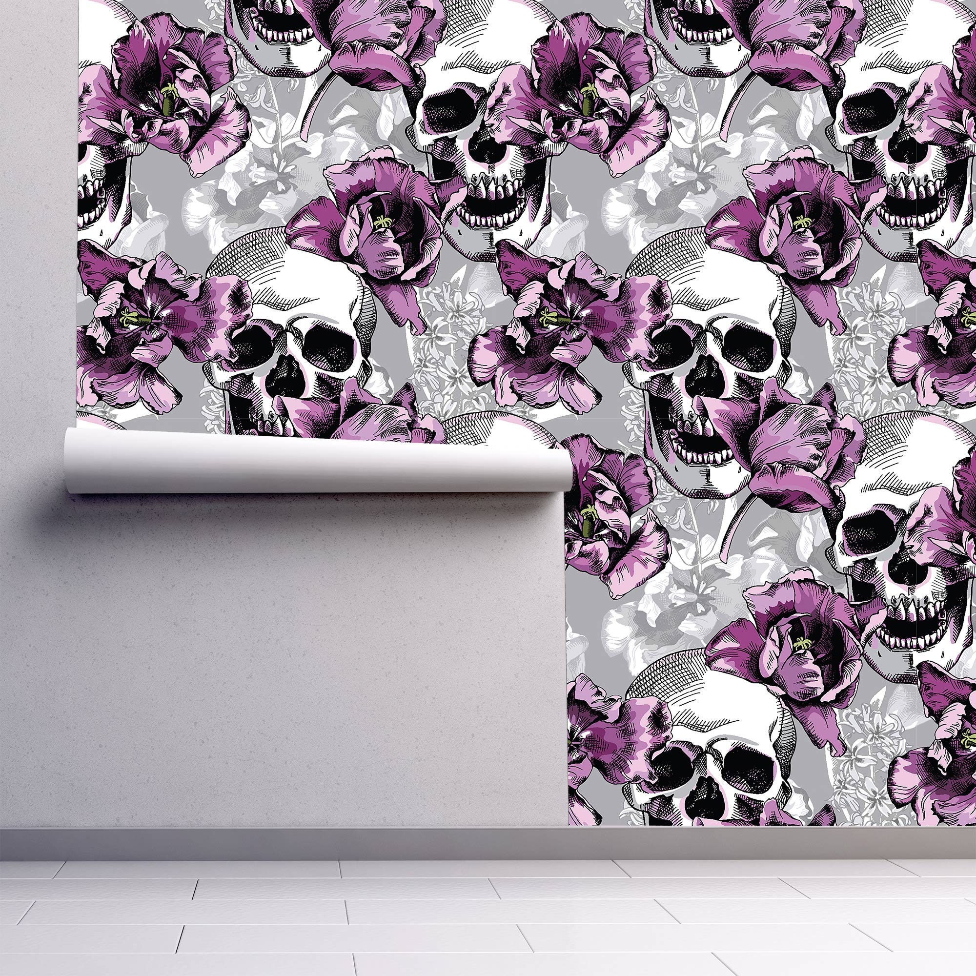 Skull Wallpaper, Gothic Wallpaper, Tropical Wallpaper, Goth Wallpaper ...