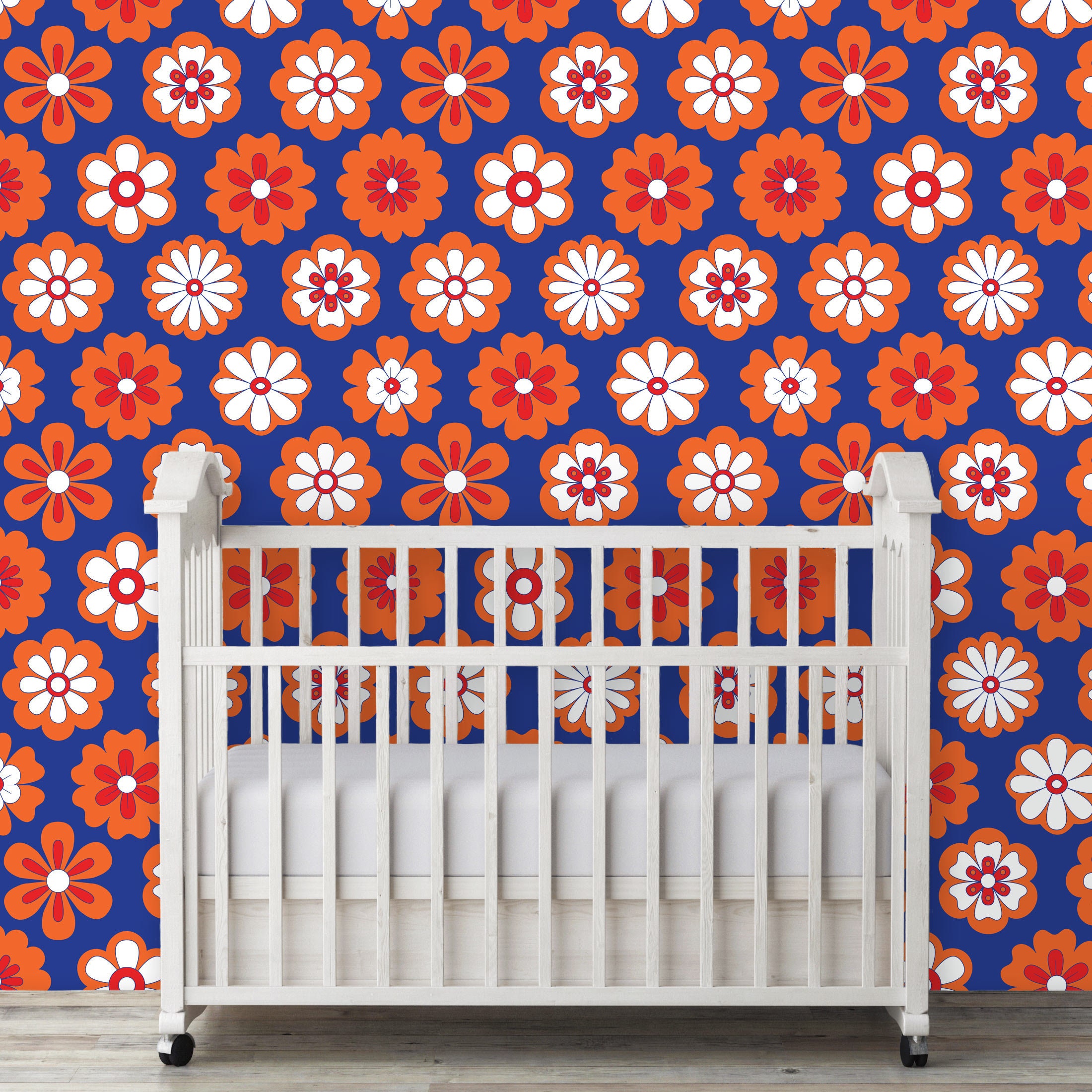 Retro Wallpaper Mid Century Modern Wallpaper Retro Etsy