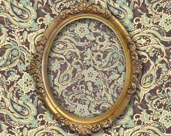 Paisley Wallpaper, Dark Floral Wallpaper, Antique Wallpaper, Peel and Stick Wallpaper, Grey Victorian Wallpaper, Fabric Wallpaper